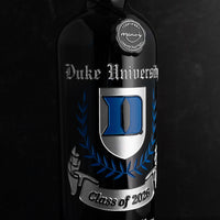 Duke University Custom Alumni Etched Wine