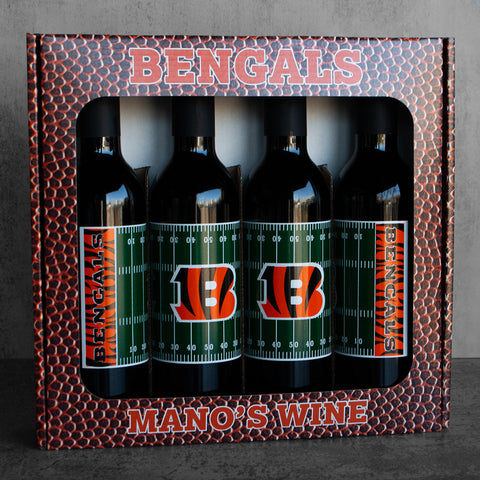 Cincinnati Bengals 375ml 4 Pack Gift Box
