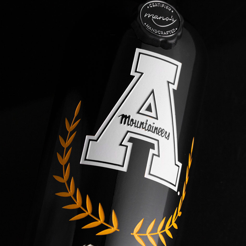 Appalachian State University Custom Alumni Etched Wine