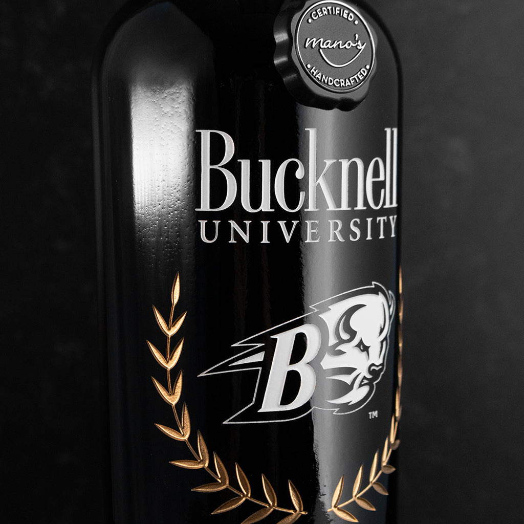 Bucknell University Custom Alumni Etched Wine