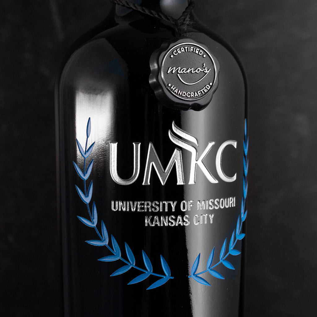 UMKC Custom Alumni Etched Wine