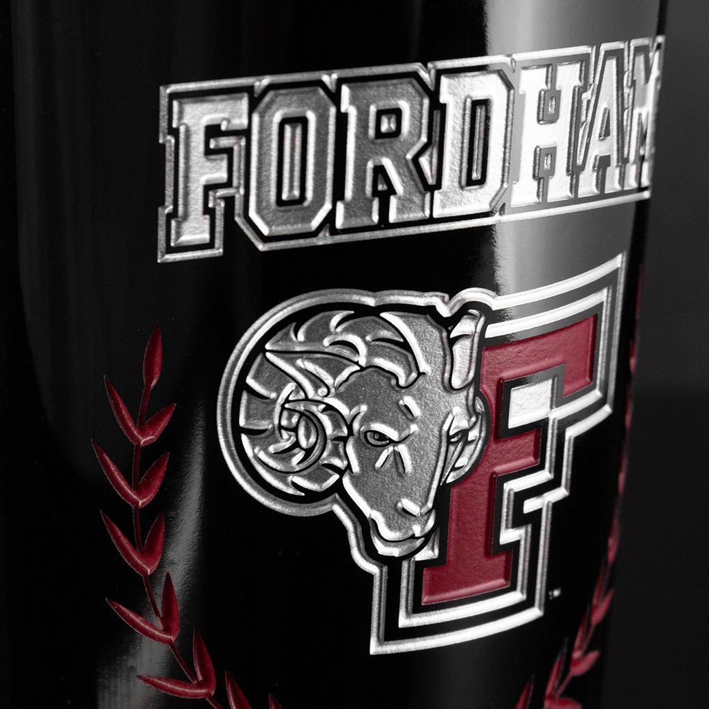 Fordham University Custom Alumni Etched Wine