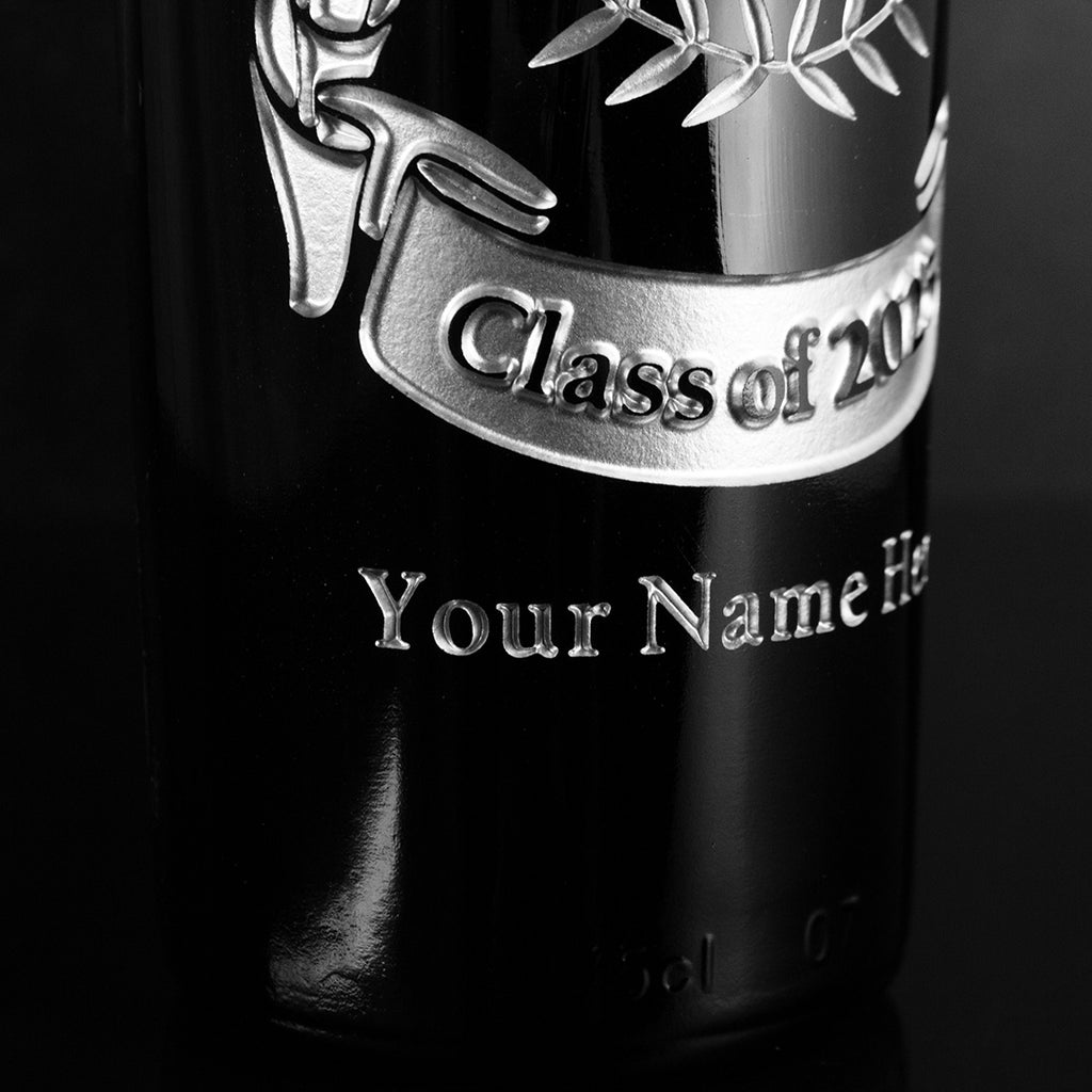 Syracuse University Custom Alumni Etched Wine