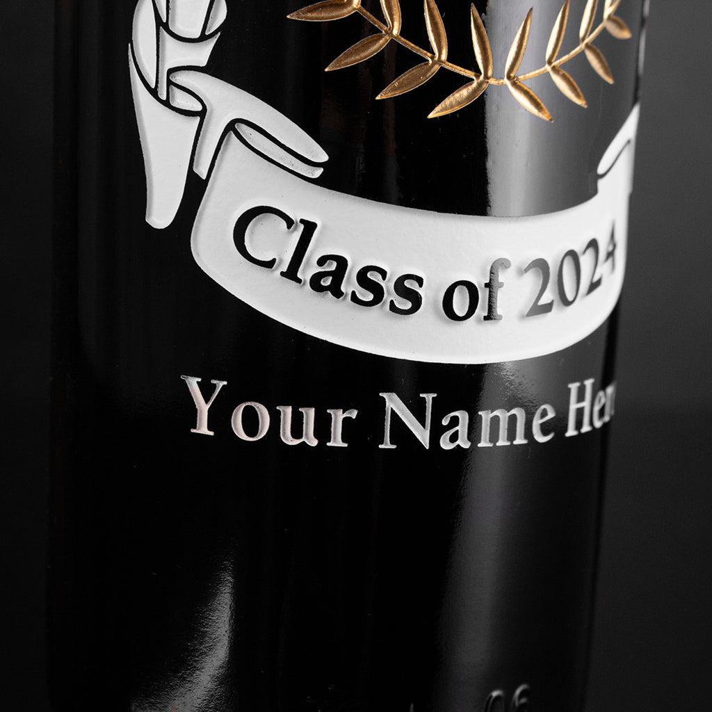 Wake Forest University Custom Alumni Etched Wine Bottle