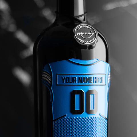 Detroit Lions Custom Jersey Etched Wine