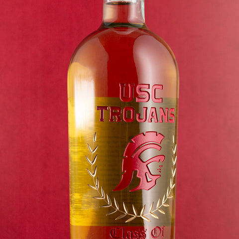 USC Custom Graduate Etched Chardonnay