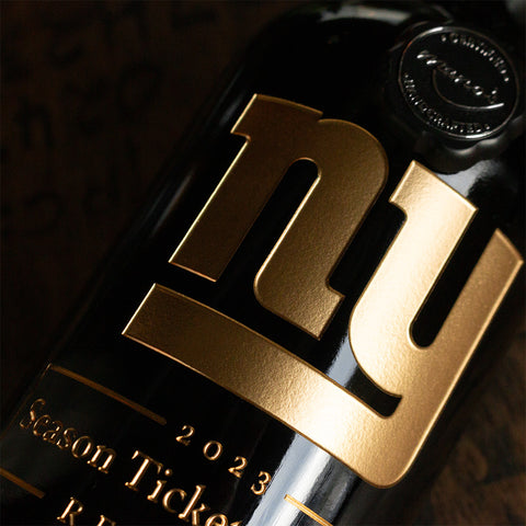 NY Giants Exclusive 2023 Season Ticket Member Etched Wine