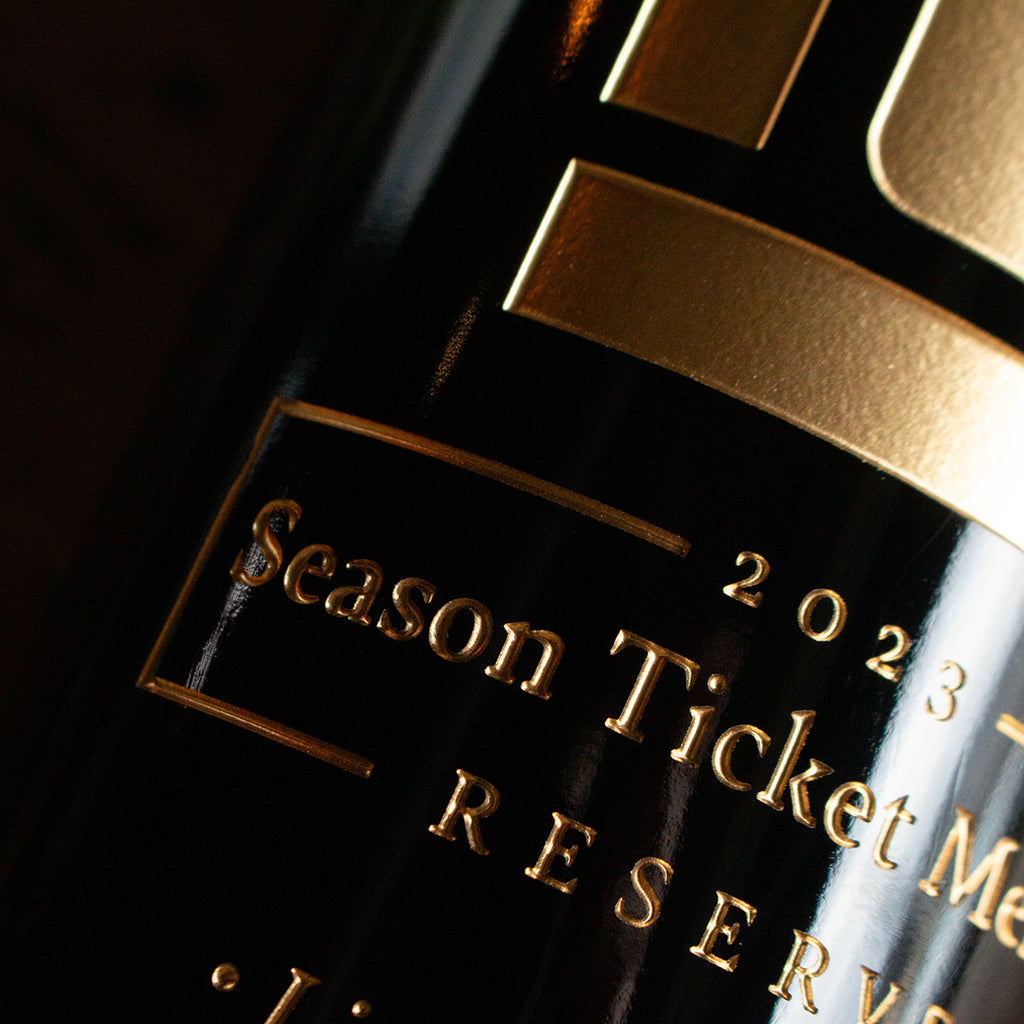 NY Giants Exclusive 2023 Season Ticket Member Etched Wine