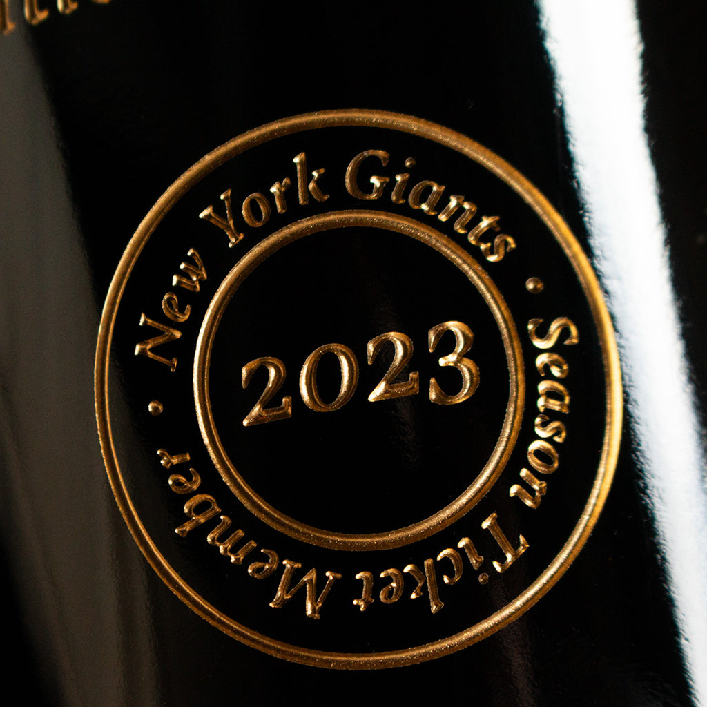 NY Giants Exclusive 2023 Season Ticket Member Etched Wine