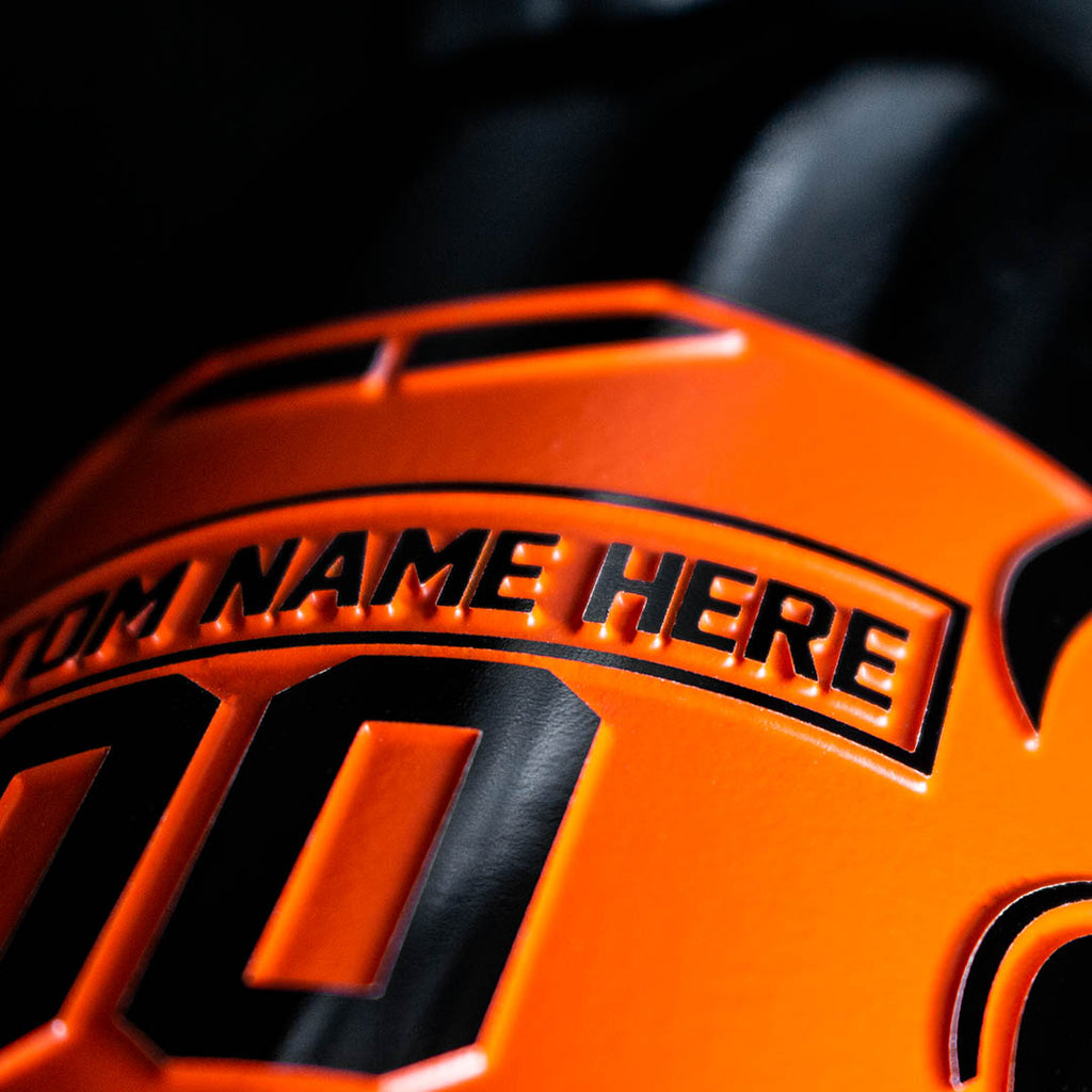 Cincinnati Bengals Custom Name Jersey Etched Wine