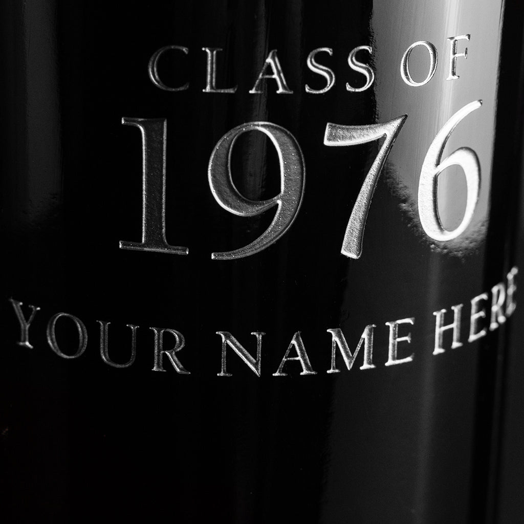 Iowa State University Custom Alumni Etched Wine Bottle