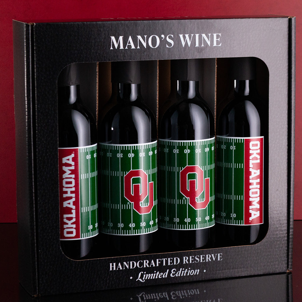 University Oklahoma Football Field 4 Pack