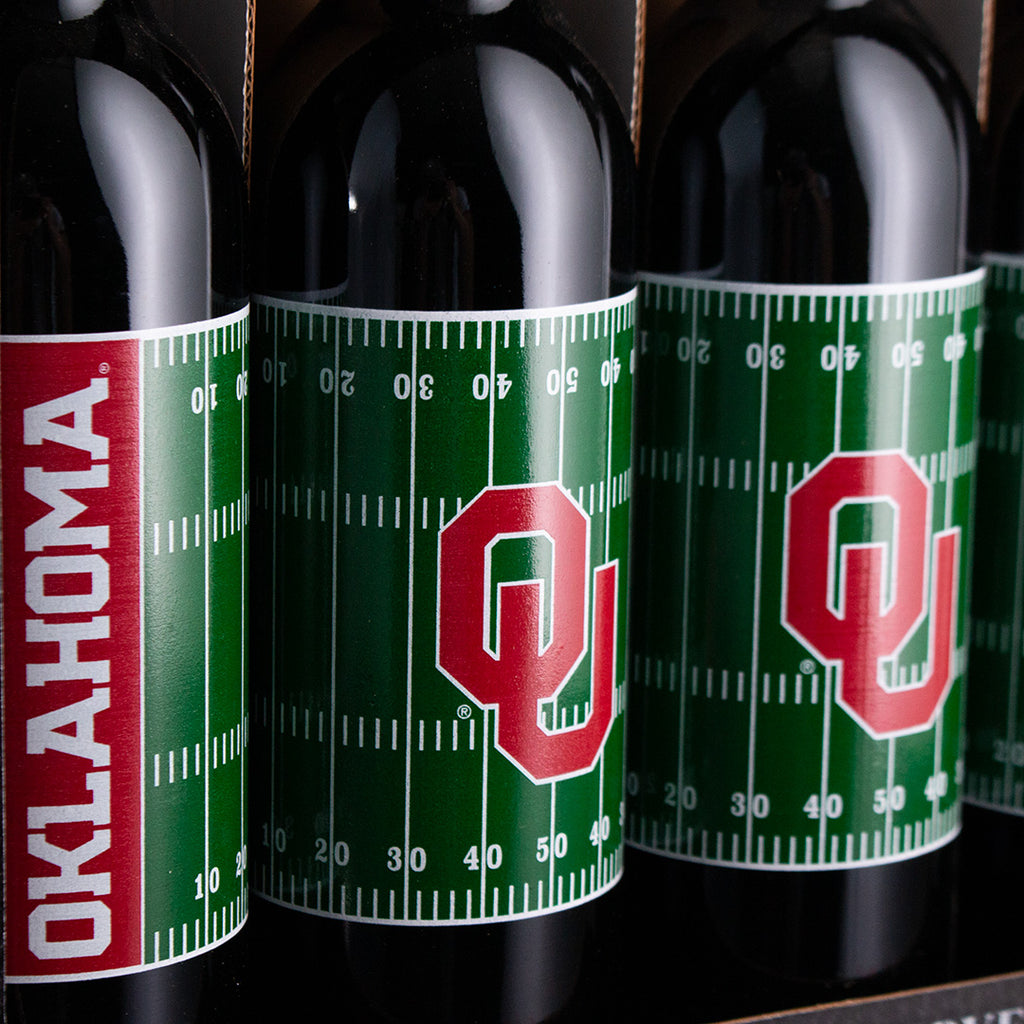 University Oklahoma Football Field 4 Pack