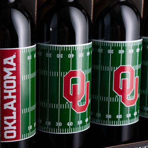 University Oklahoma Football Field 4 Pack