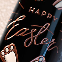 Easter Bunny Etched Wine