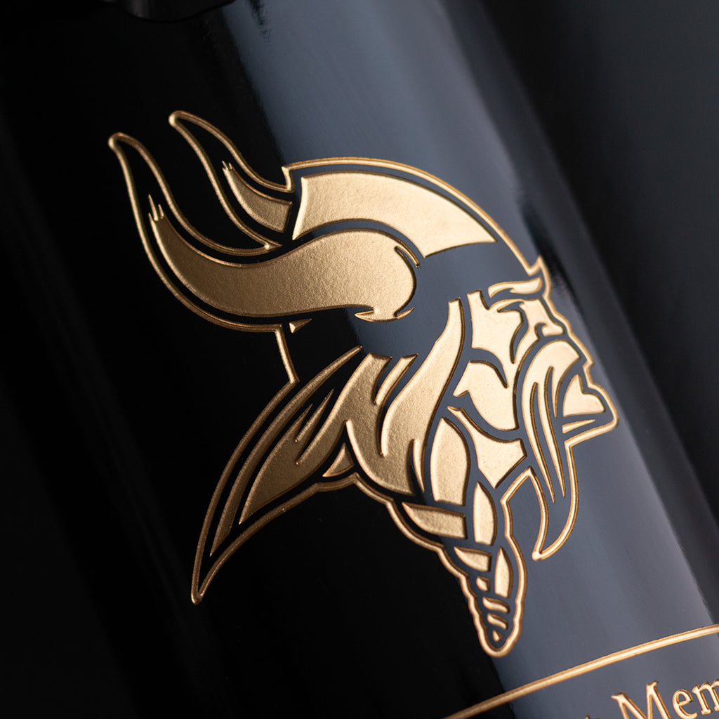 Minnesota Vikings Season Ticket Member Etched Wine