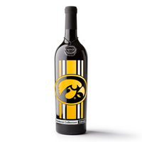 University of Iowa Edition 1 Etched Wine