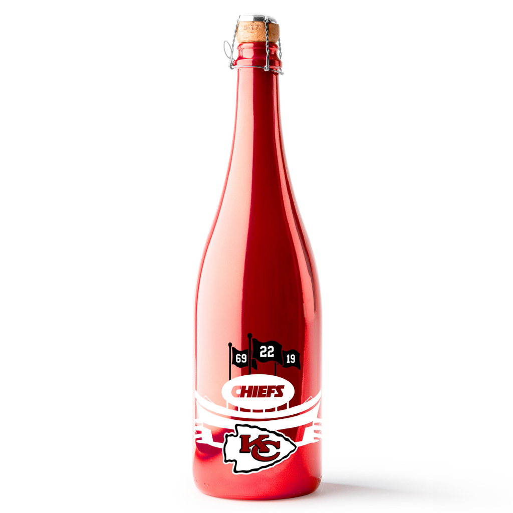 KC Chiefs 3x Champions Metallic Red Bubbly 3 Pack