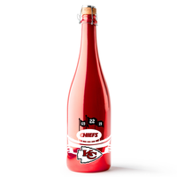 KC Chiefs 3x Champions Metallic Red Bubbly