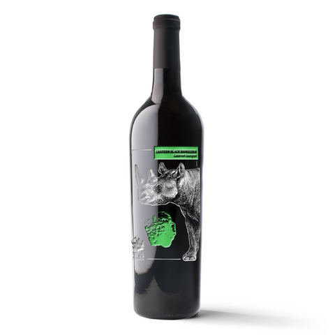 Eastern Black Rhinoceros Etched Cabernet Sauvignon