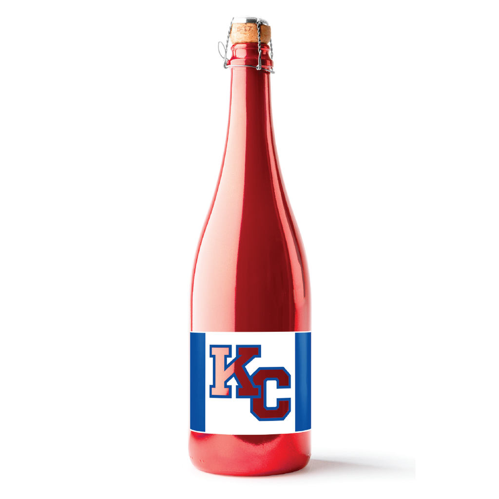 University of Kansas Football Metallic Red Bubbly