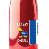 University of Kansas Football Metallic Red Bubbly