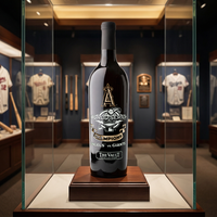 Los Angeles Angels 2002 World Series Vault Etched Wine