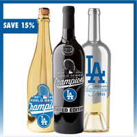 Los Angeles Dodgers™ 2025 World Series™ official 3-pack cabernet sauvignon, blanc de blanc, sauvignon blanc