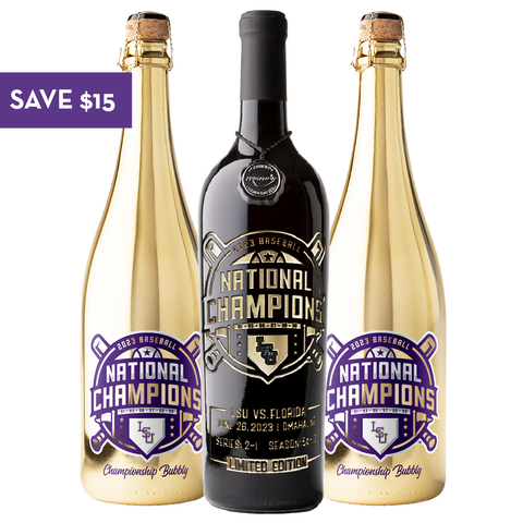 LSU 2023 Baseball National Champions 3 Pack