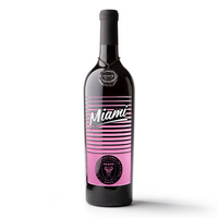 Inter Miami CF Stripes Etched Wine