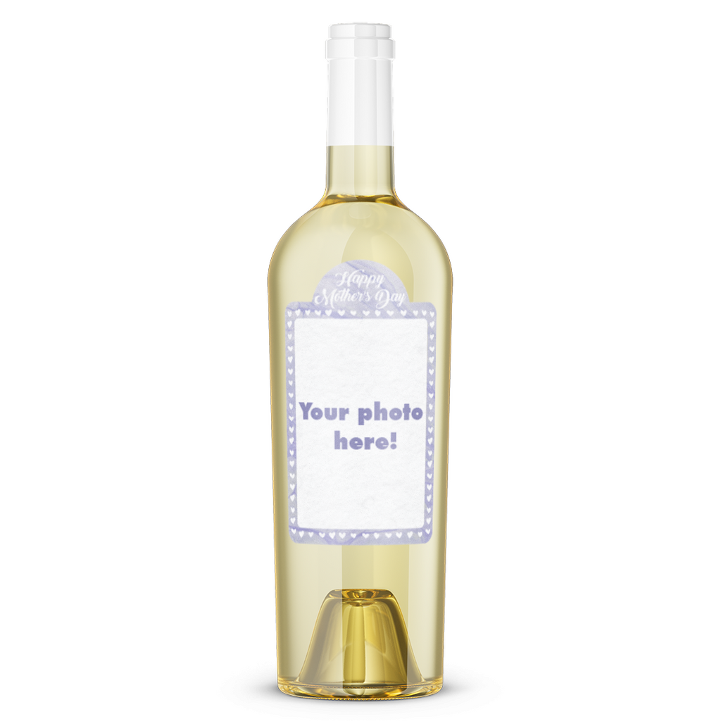 Mother's Day Custom Photo Label Sauvignon Blanc