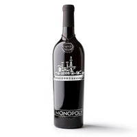 Monopoly Classic Game Piece Etched Wine
