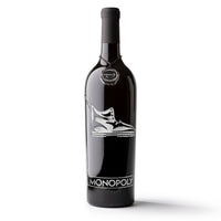 Monopoly Classic Game Piece Etched Wine