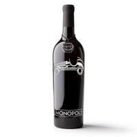 Monopoly Classic Game Piece Etched Wine