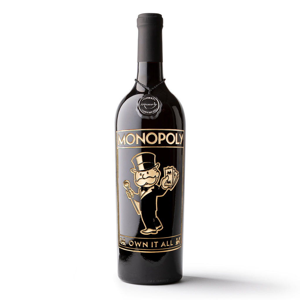 Monopoly Own It All Etched Wine