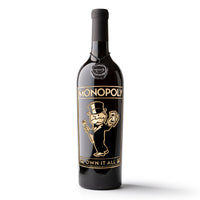 Monopoly Own It All Etched Wine