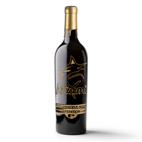 Order Miami Marlins Gold Reserve Etched Wine Bottle from Mano's Wine