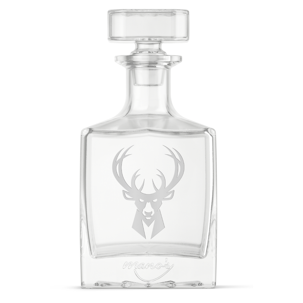 Milwaukee Bucks Square 1L Decanter