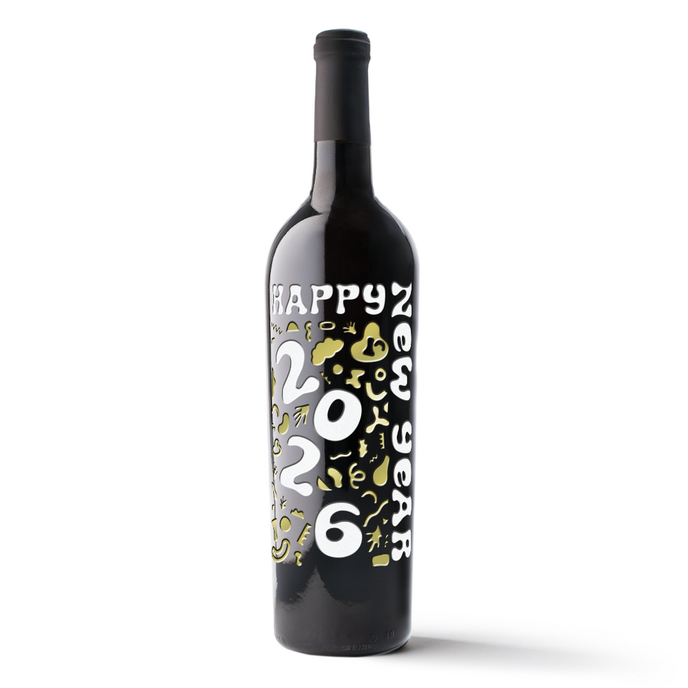 Happy New Year 2026 Etched Wine – Mano's Wine
