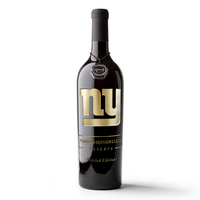 NY Giants Exclusive 2023 Commissioners Club Etched Wine