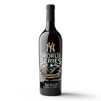 New York Yankees 2009 World Series Vault Etched Wine