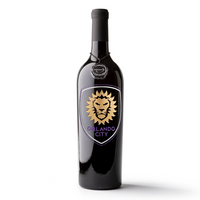 Orlando City Logo Etched Wine