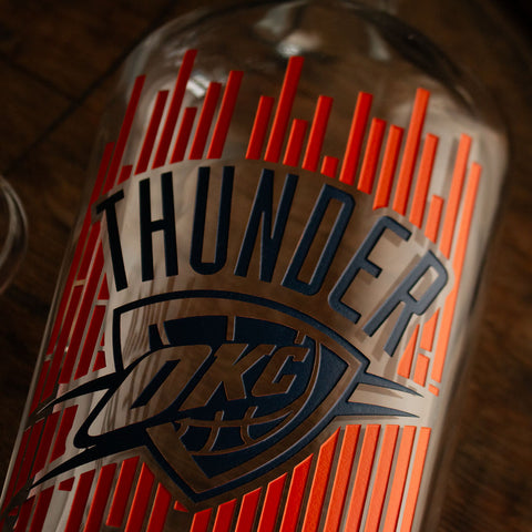Oklahoma City Thunder Court Decanter