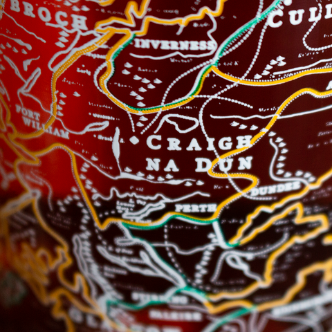 Outlander Map Sweet Rosé