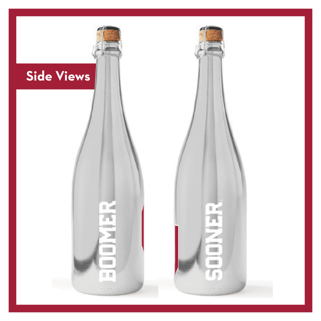 University Oklahoma Boomer Sooner Bubbly