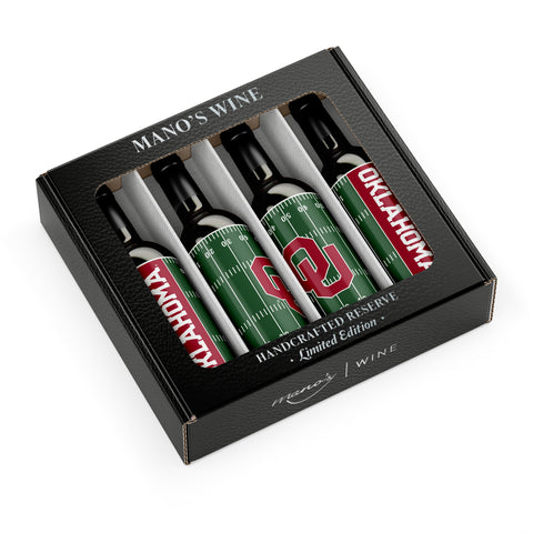 University Oklahoma Football Field 4 Pack