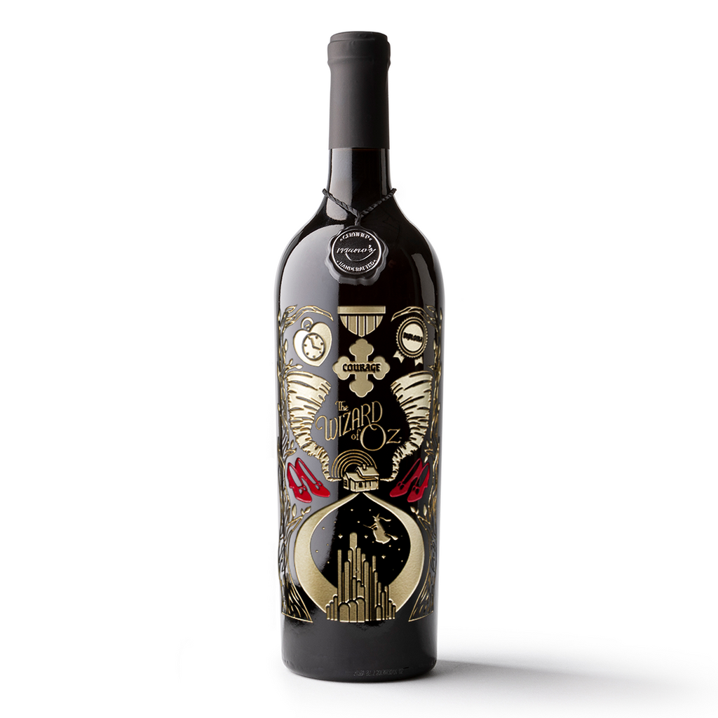 The Wizard of Oz Tornado Etched Wine