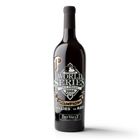 Philadelphia Phillies 2008 World Series Vault Etched Wine