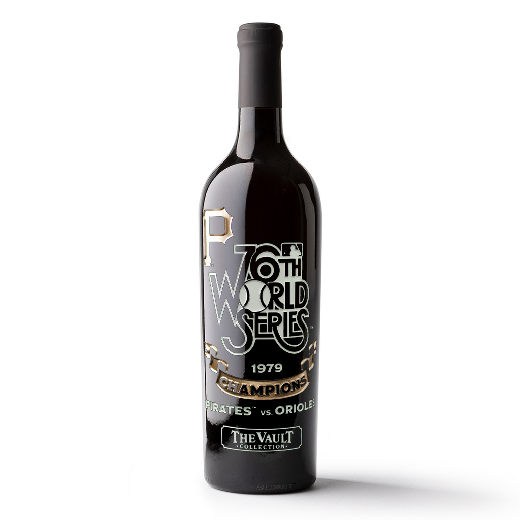 Pittsburgh Pirates 1979 World Series Vault Etched Wine