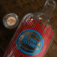Detroit Pistons Court Decanter